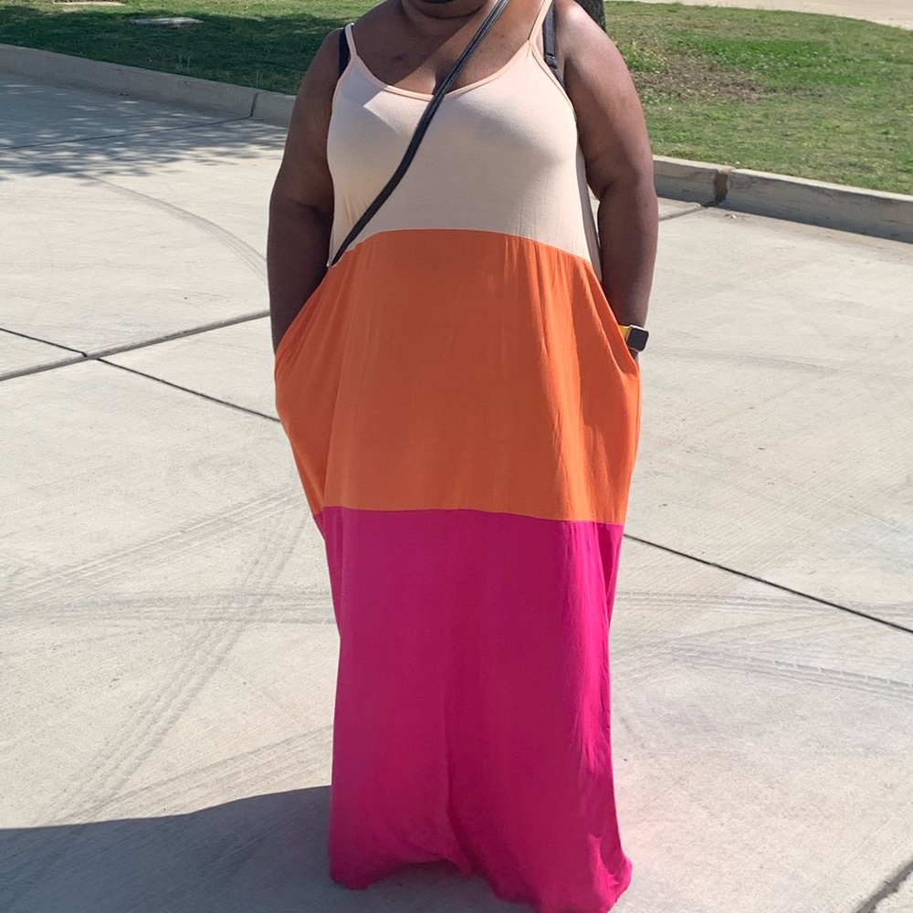 Multicolored dress